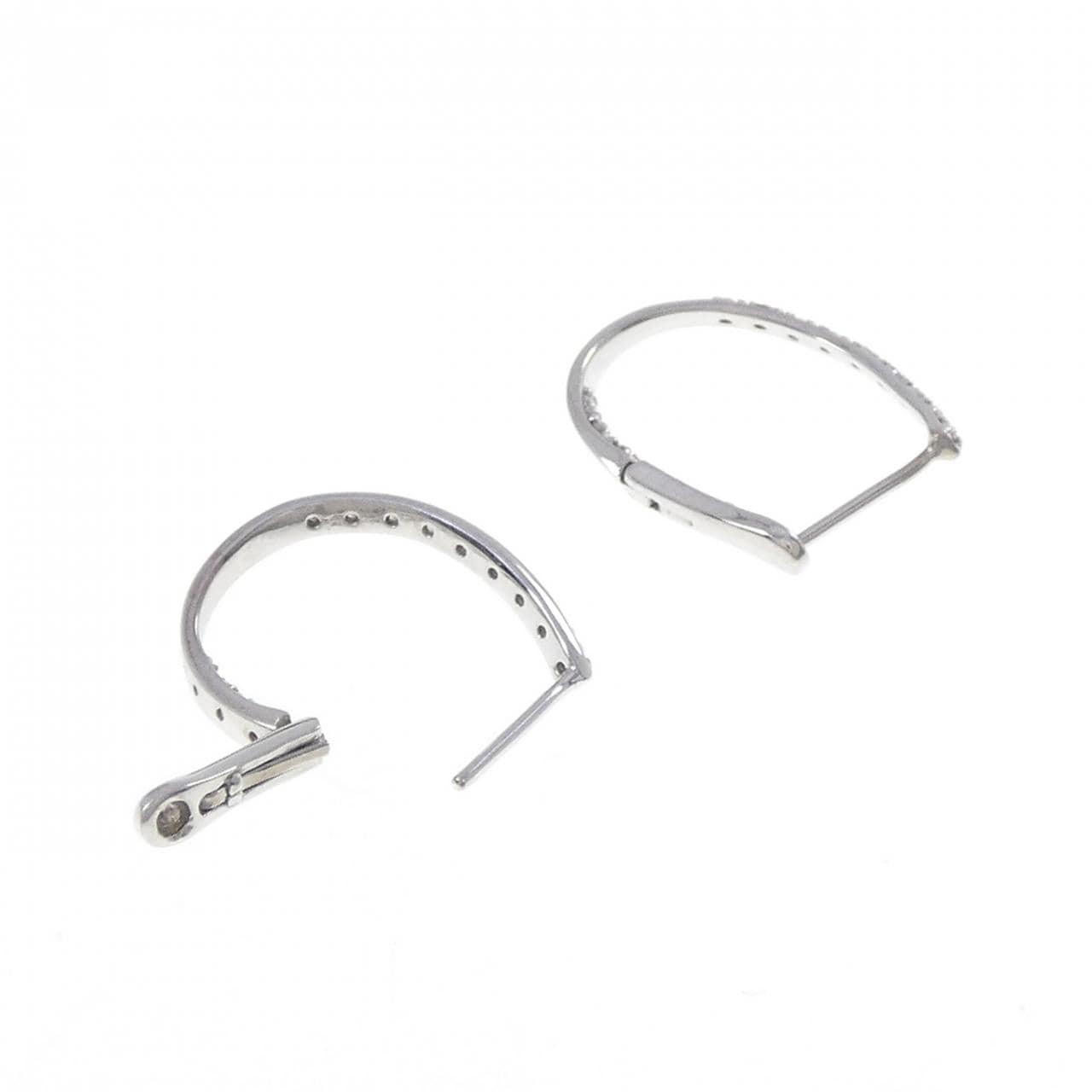 K18WG ダイヤモンド ピアス 0.20CT