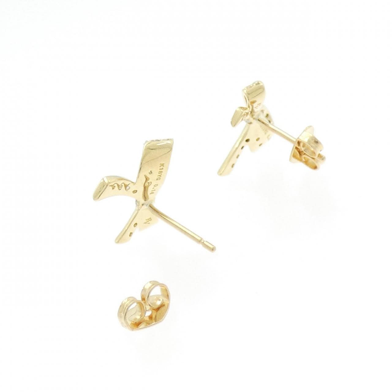 PONTE VECCHIO Ribbon Diamond Earrings 0.28CT