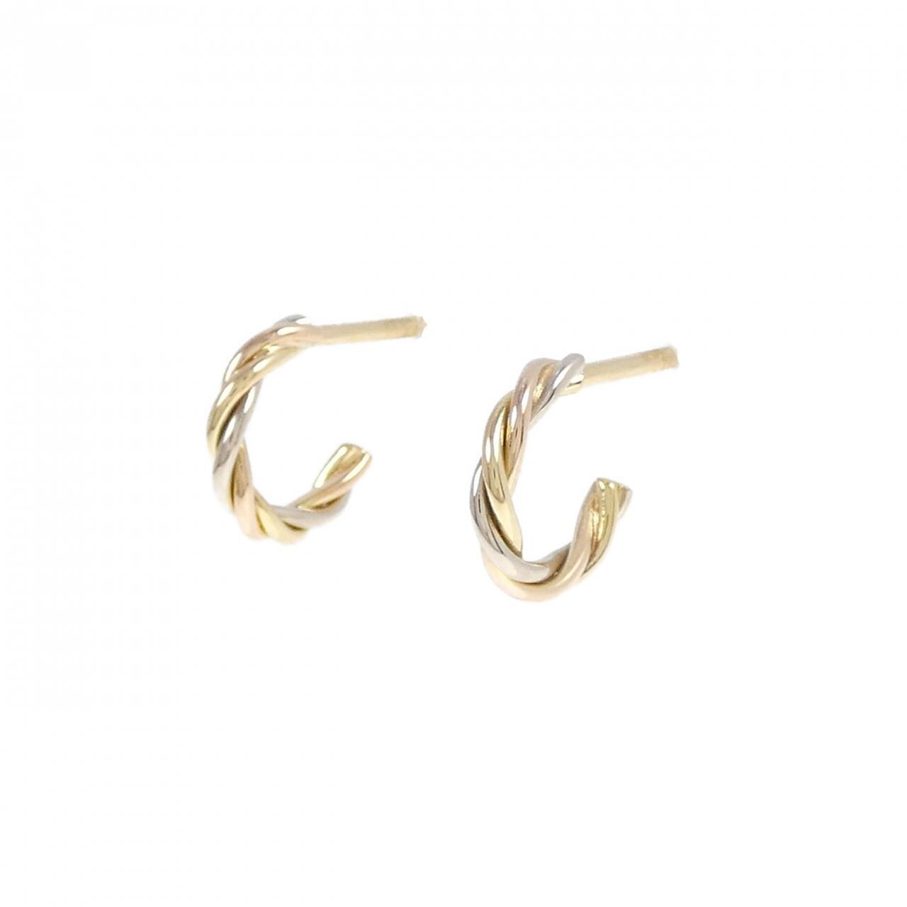 Cartier 750 三色耳環