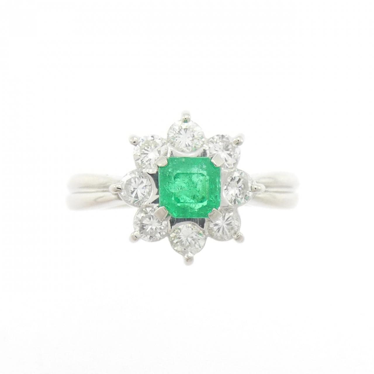 PT900 エメラルド リング 0.32CT