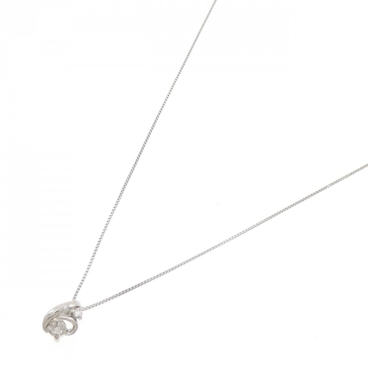 PT900/PT850 ダイヤモンド ネックレス 0.11CT