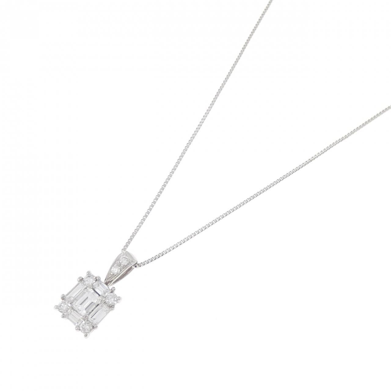 PT ダイヤモンド ネックレス 0.77CT