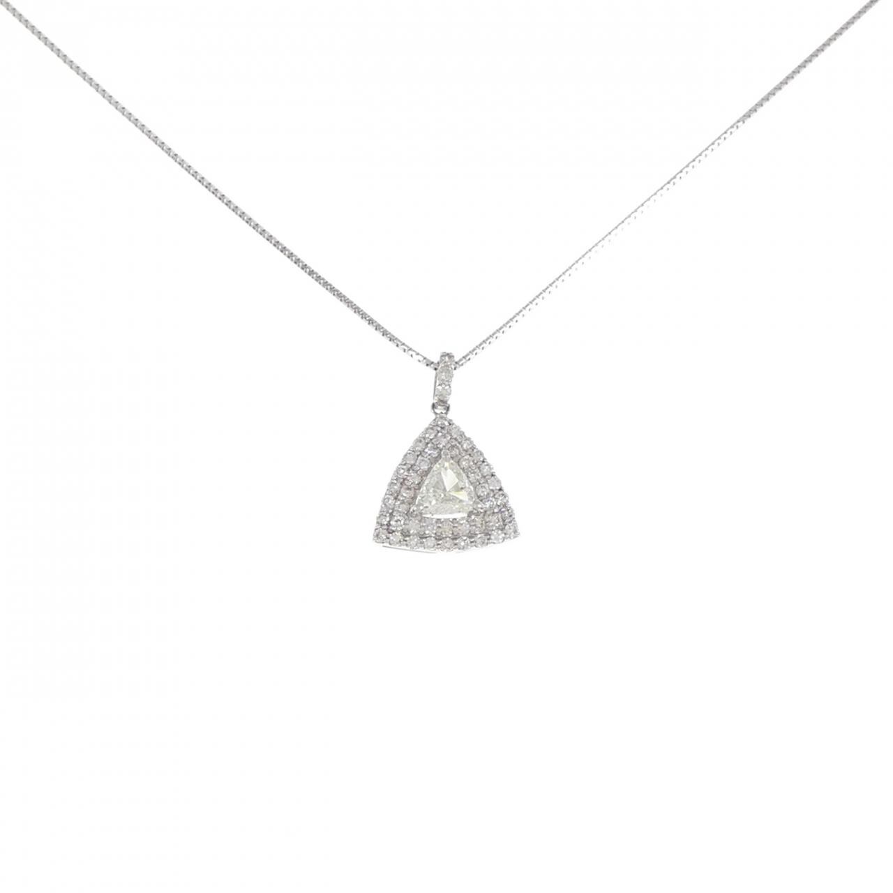 【新品】PT900/PT850 ダイヤモンド ネックレス 0.35CT