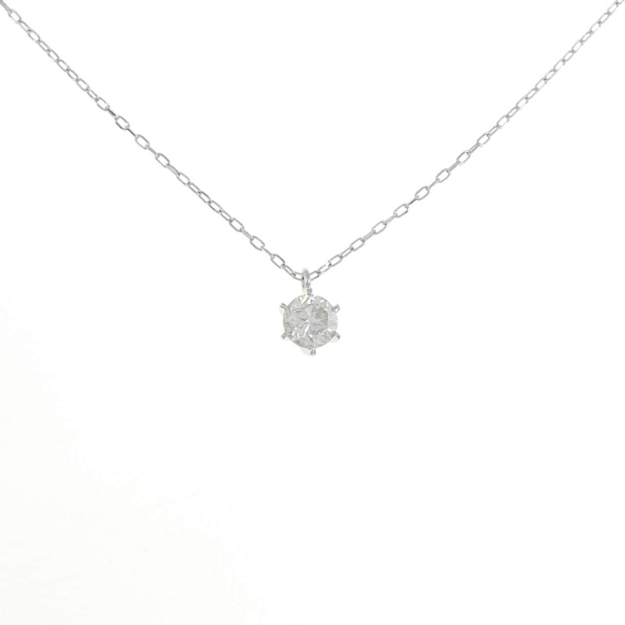 PT850 ソリティア ダイヤモンド ネックレス 0.591CT