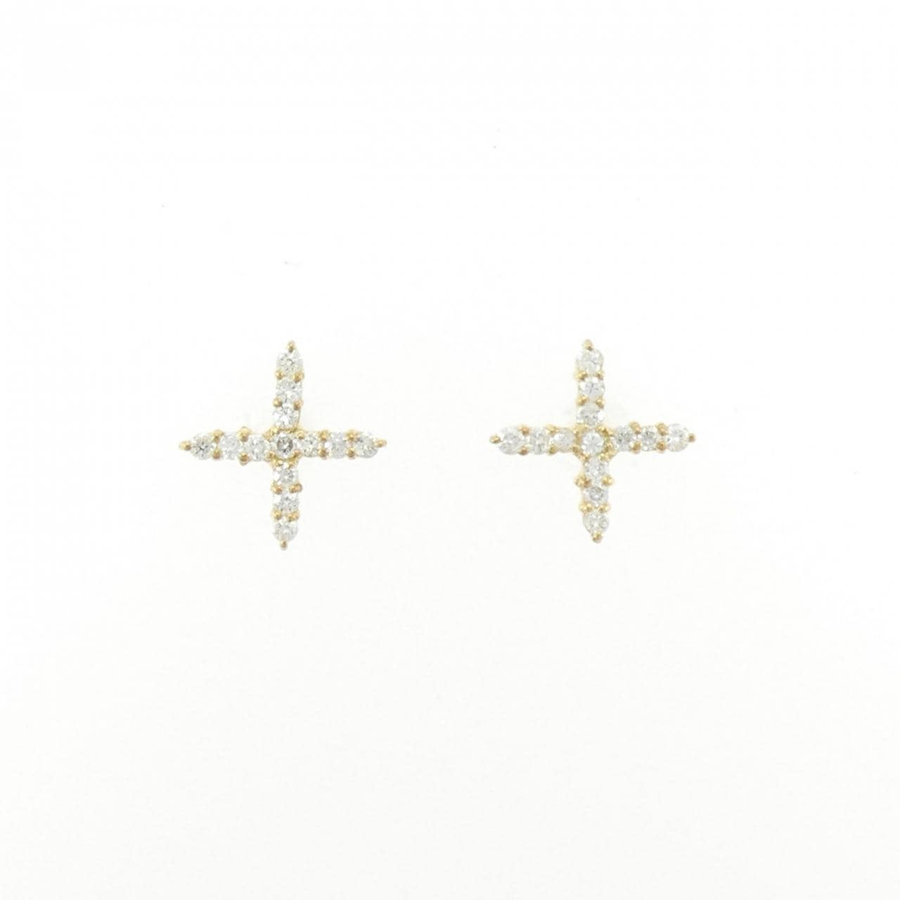 【リメイク】K18YG ダイヤモンド ピアス 0.20CT