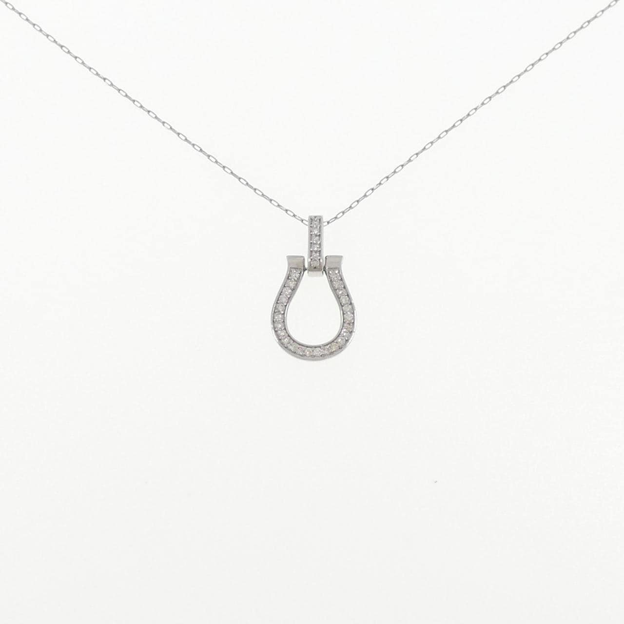 【新品】PT900/PT850 ダイヤモンド ネックレス 0.20CT