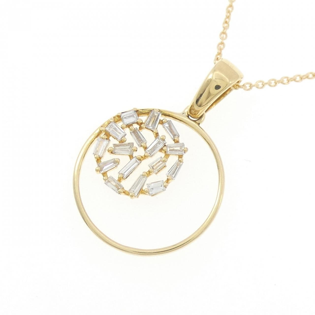 K18YG ダイヤモンド ネックレス