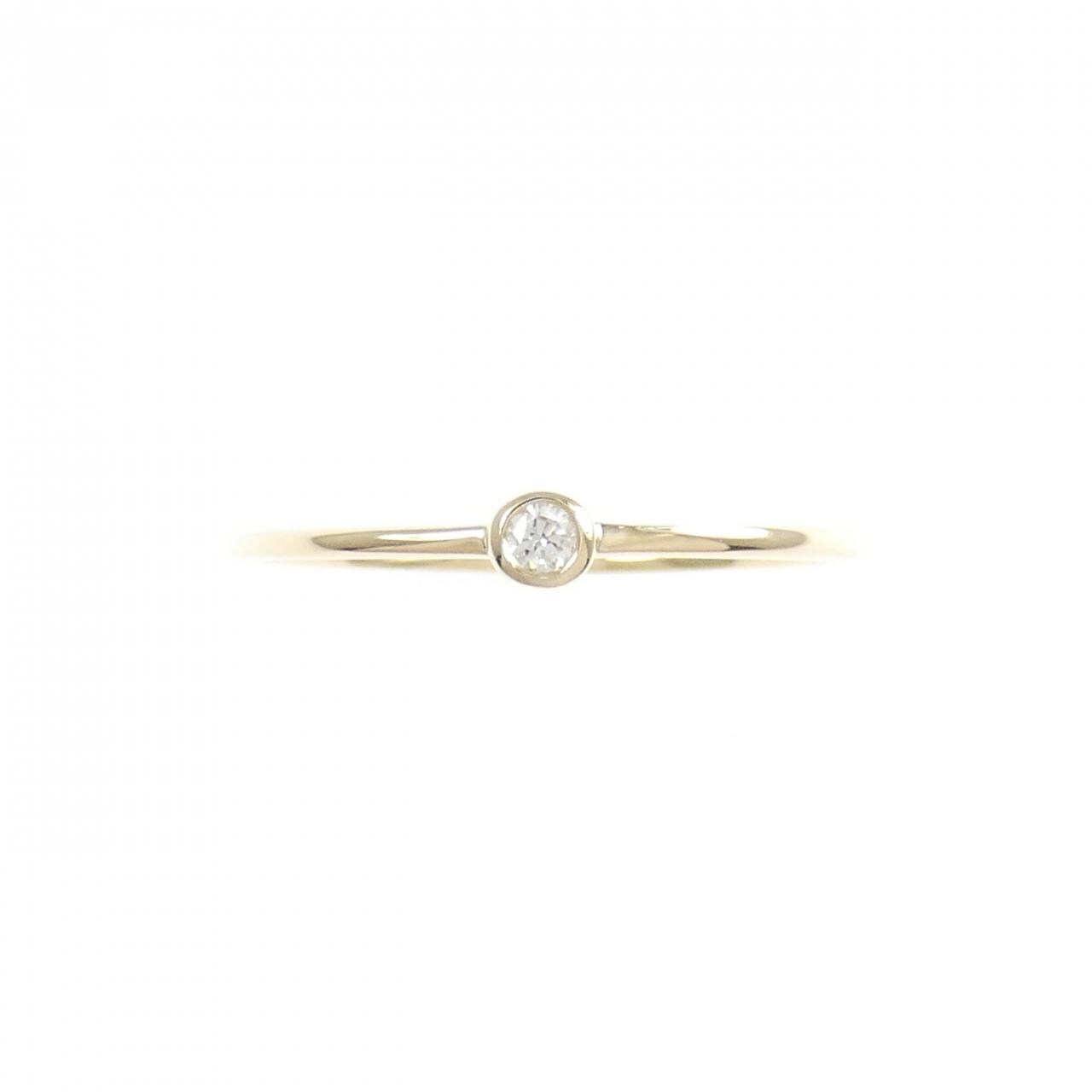 【リメイク】K10YG ダイヤモンド リング 0.02CT
