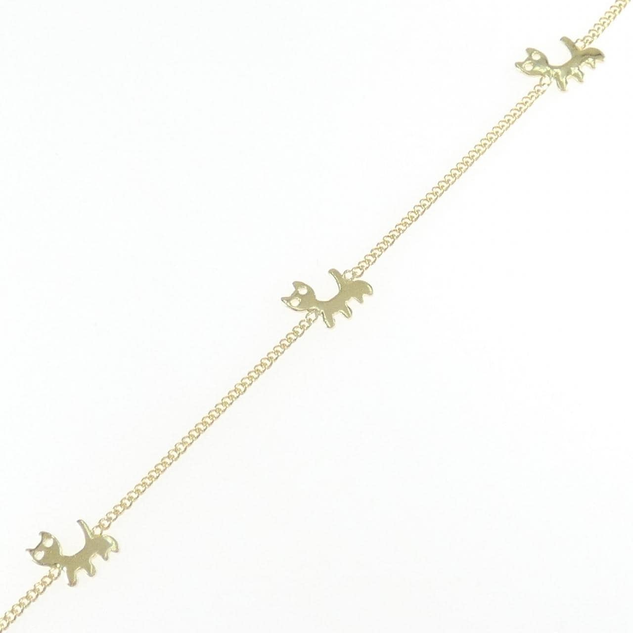 750YG キャット ブレスレット