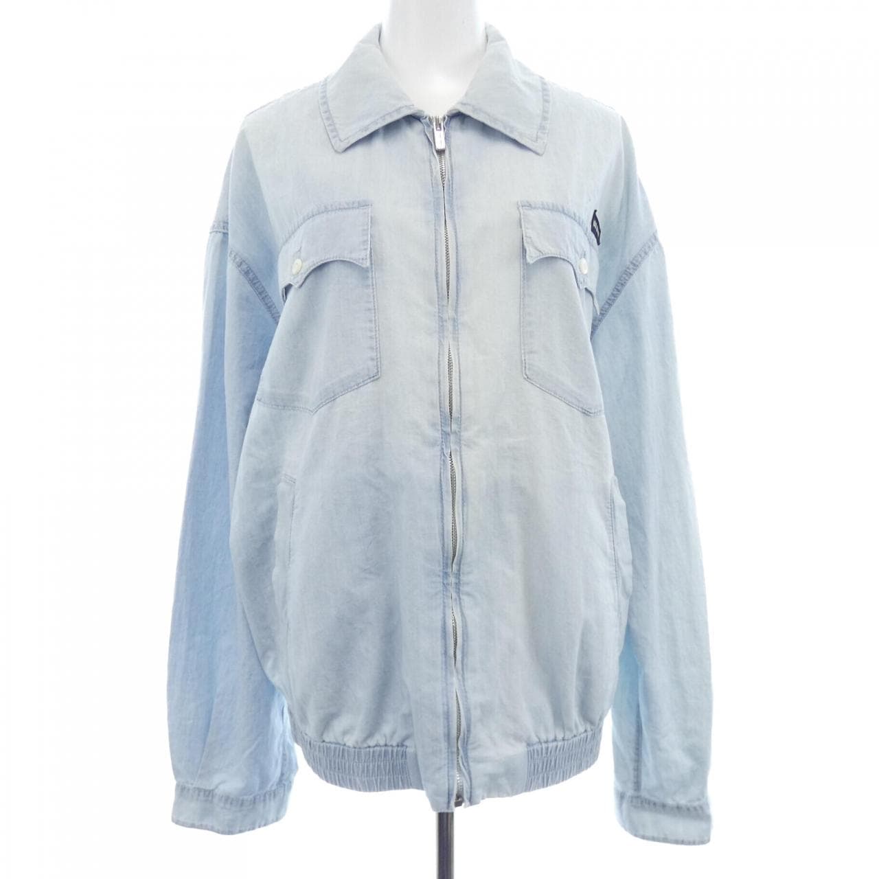 ミュウミュウ MIU MIU シャンブレーブルゾンジャケット GWB205 SOOO 14UT ジャケット