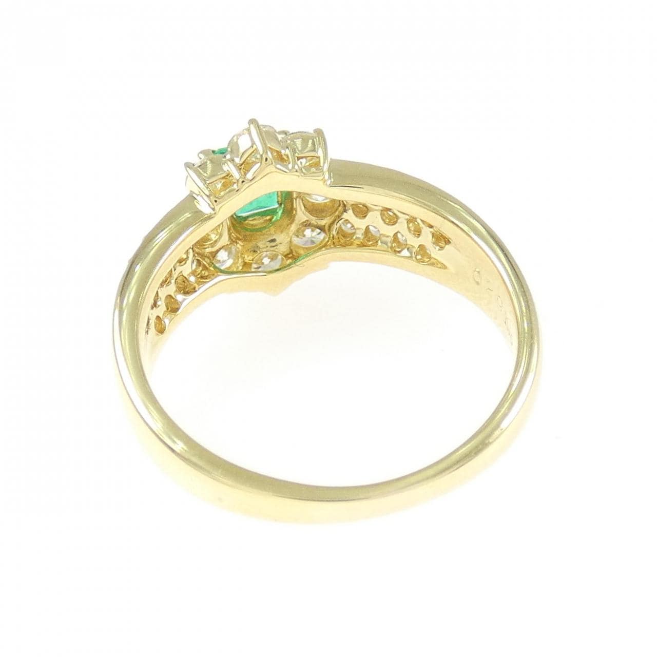 K18YG エメラルド リング 0.29CT