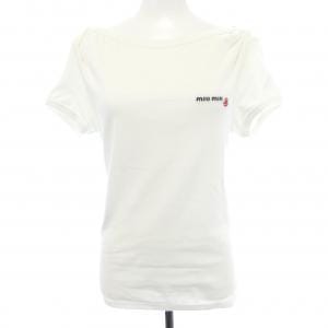 ミュウミュウ MIU MIU PETIT BATEAU ストレッチジャージー スリムTシャツ MJN563 SOOO 16J8 トップス