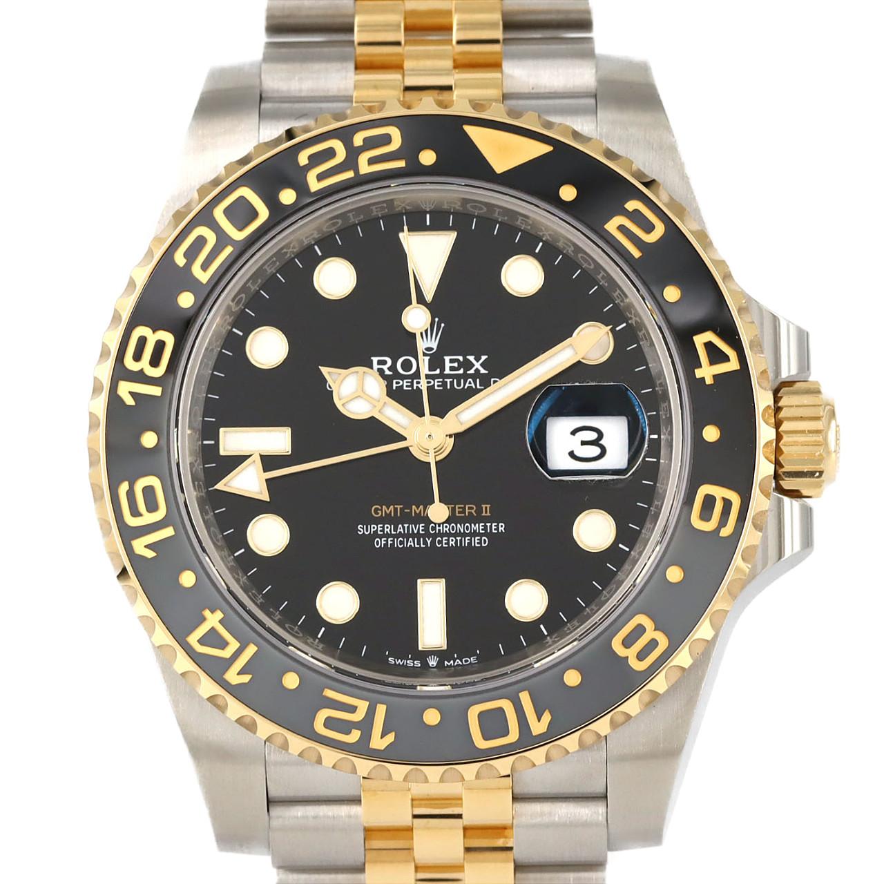 ロレックス GMTマスターⅡ 126713GRNR SSxYG 自動巻 ランダム番