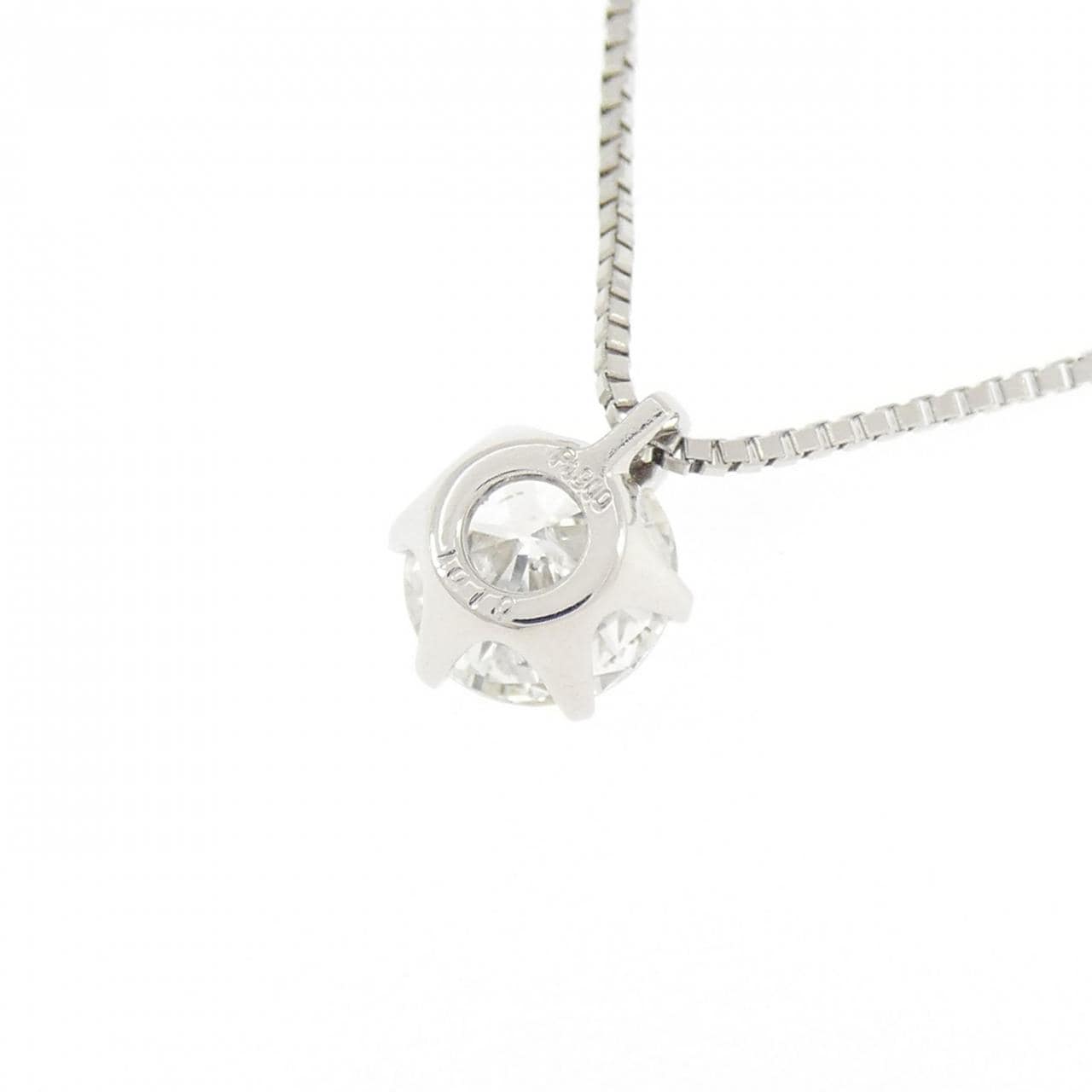 PT900/PT850 ソリティア ダイヤモンド ネックレス 1.010CT