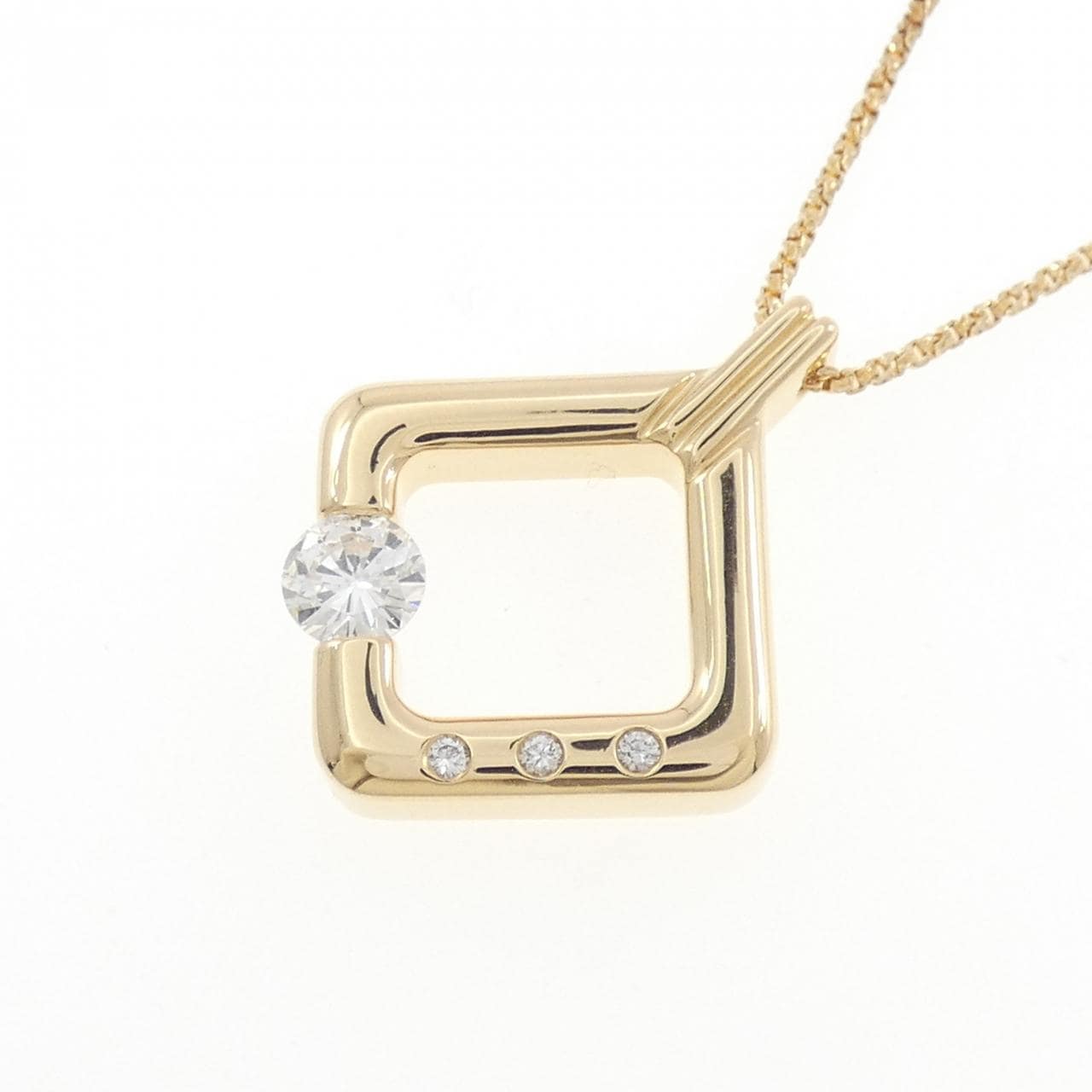 K18YG ダイヤモンド ネックレス 0.511CT