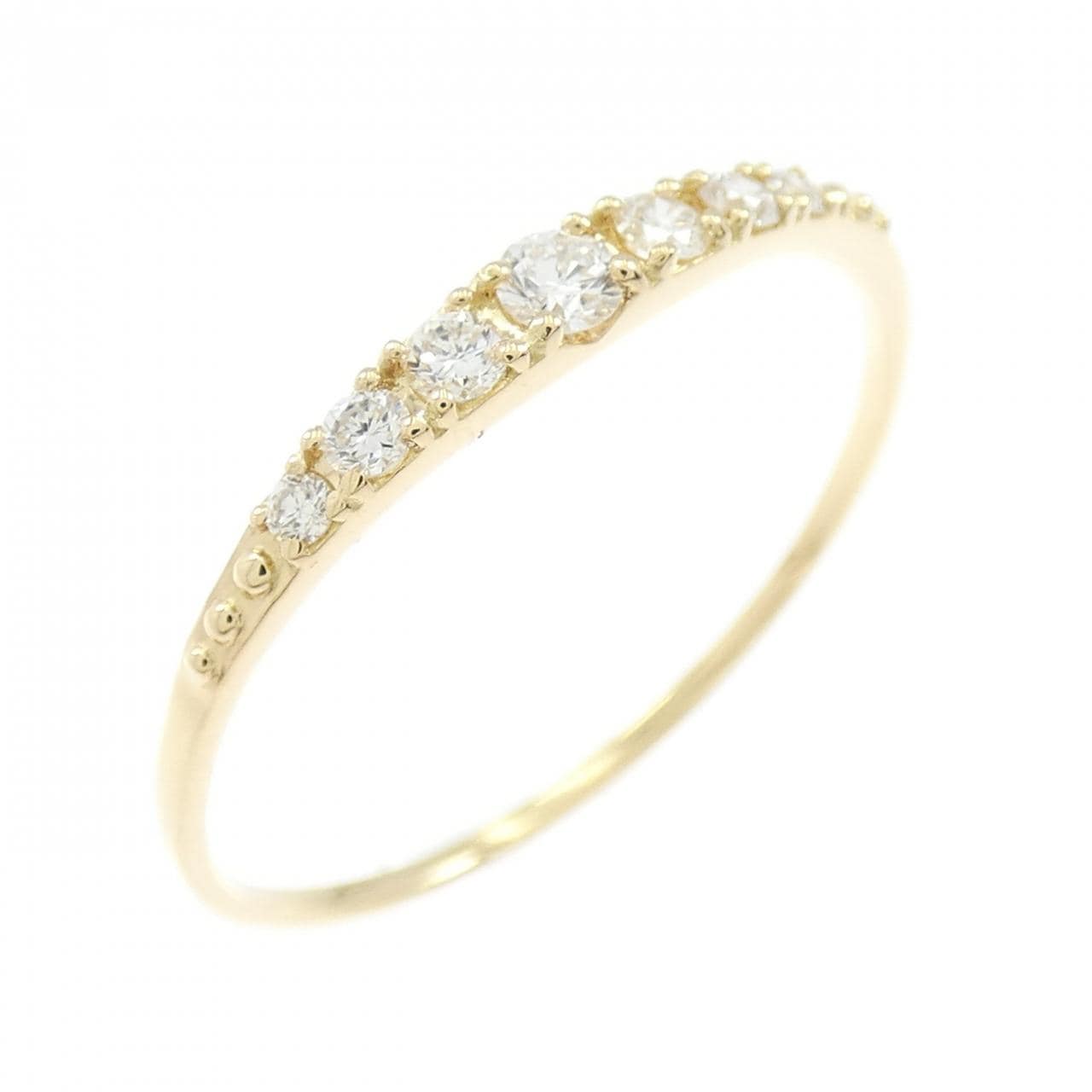 【リメイク】K18YG ダイヤモンド リング 0.15CT