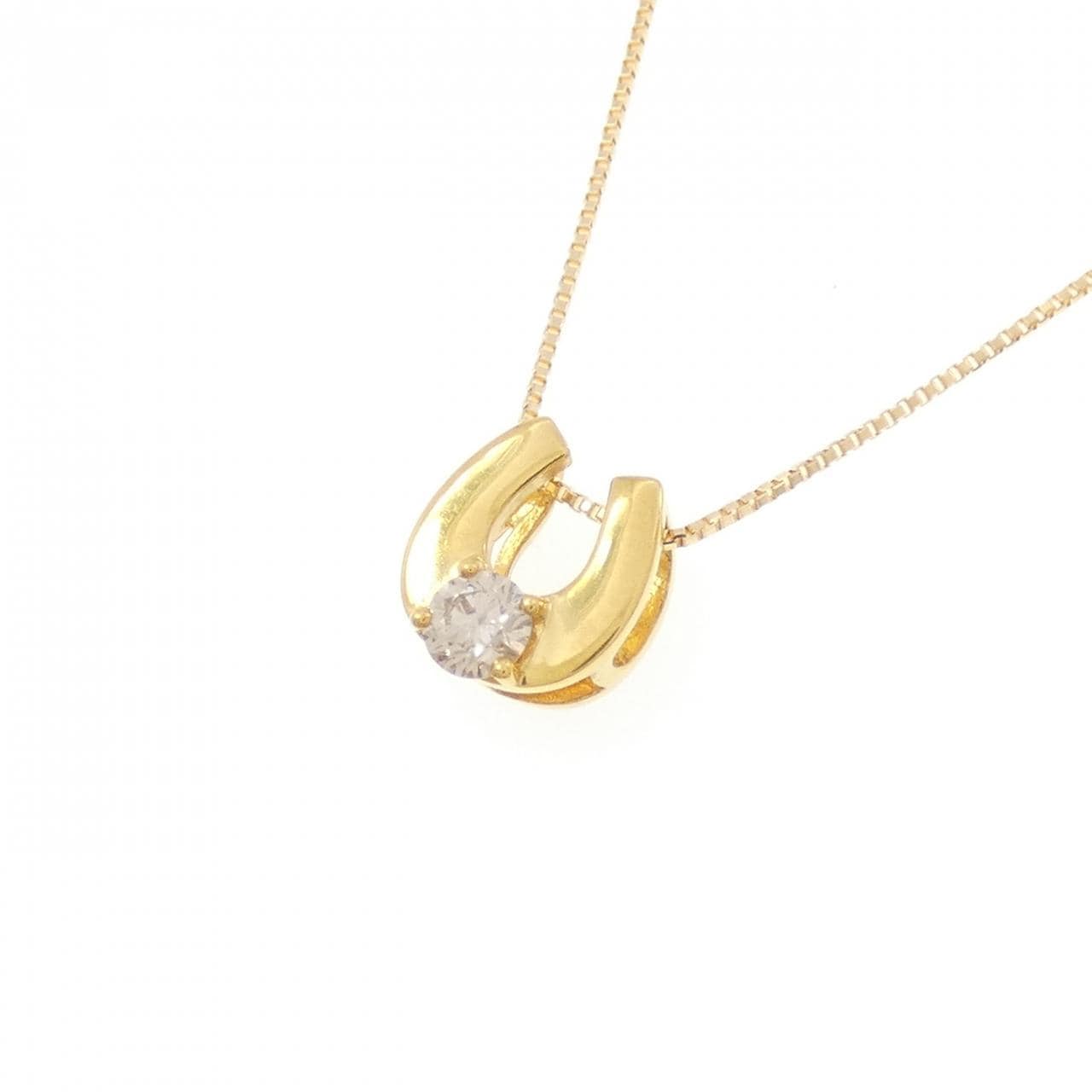 ジーエスティービー ダイヤモンド ネックレス 0.12CT