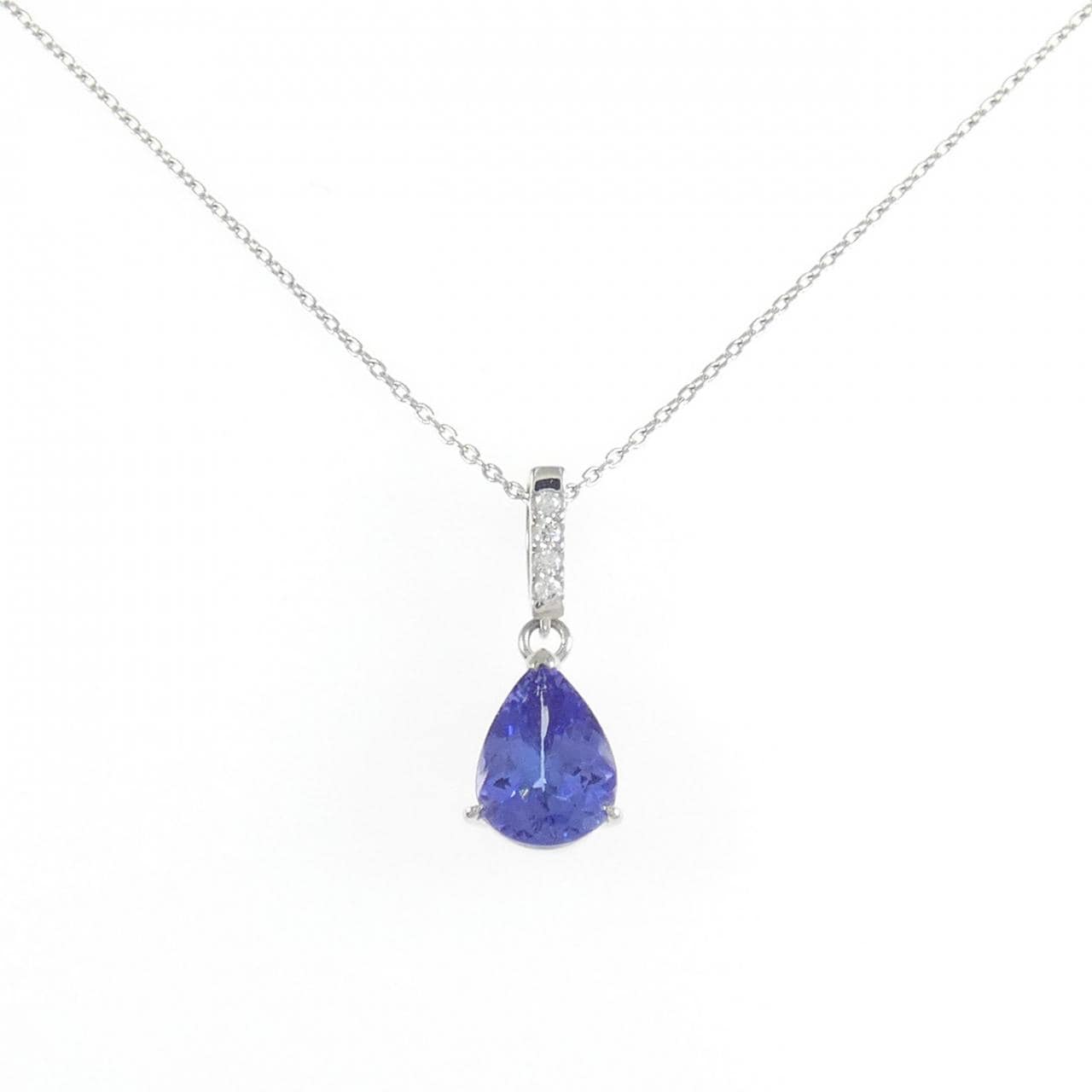 PT900/PT850 タンザナイト ネックレス 1.471CT