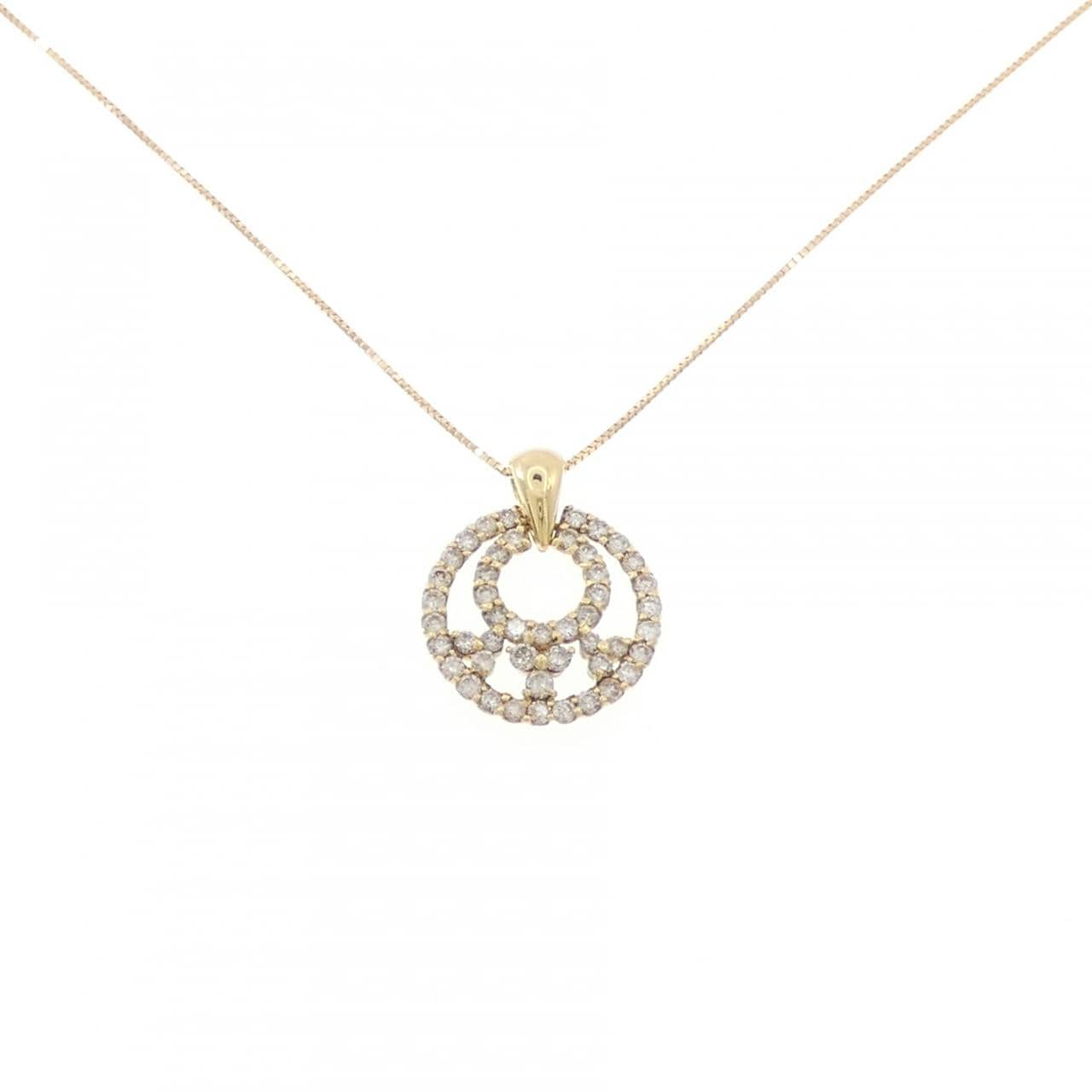 K18YG ダイヤモンド ネックレス 1.00CT