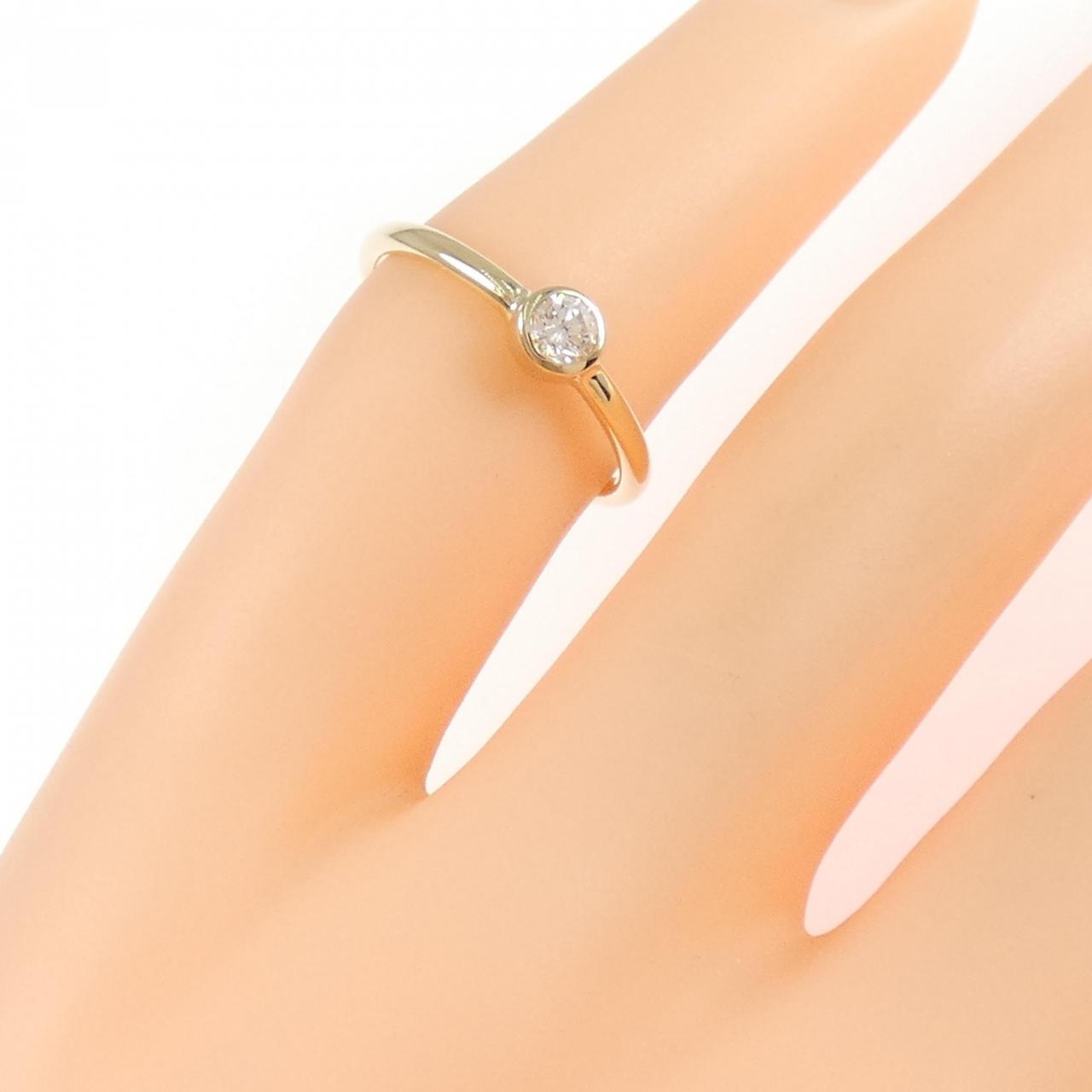 【リメイク】K10YG ダイヤモンド ピンキーリング 0.10CT