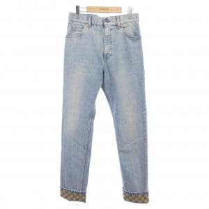 グッチ GUCCI GGターンアップウォッシュドデニムパンツ　GGパターン 774078 XDCTN ジーンズ