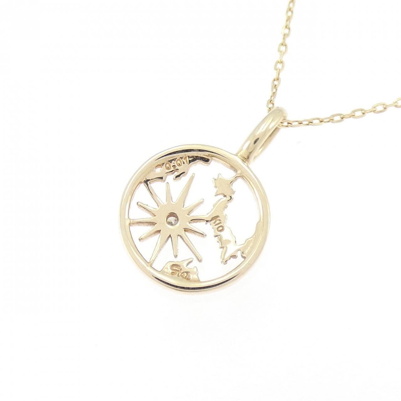 スタージュエリー ダイヤモンド ネックレス 0.01CT