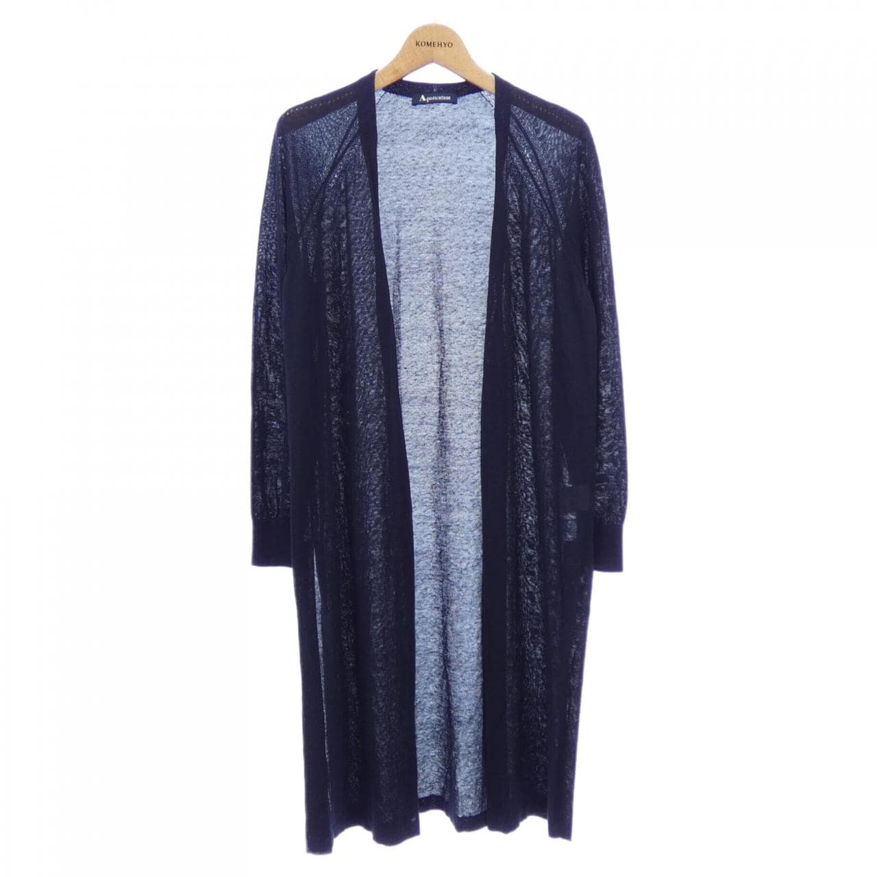 アクアスキュータム Aquascutum ロングカーディガン