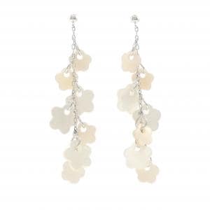 K18WG マザーオブパール ピアス