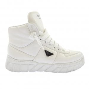 プラダ PRADA パデッドナッパレザー ハイトップ 2TE193 トライアングルロゴ スニーカー