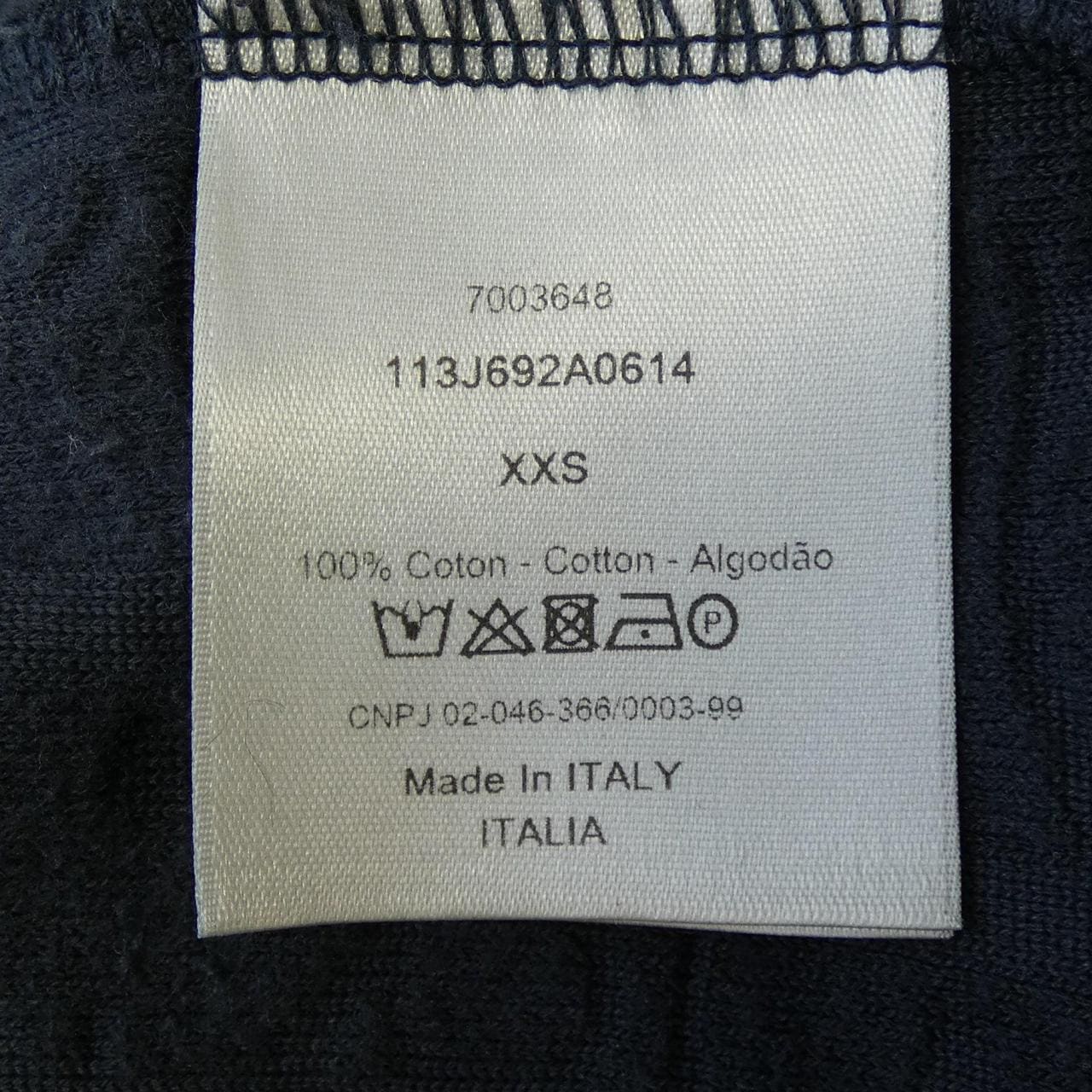 ディオール DIOR ディオールオブリークテリーコットンジャガード　OBLIQUE 113J692A0614 Tシャツ