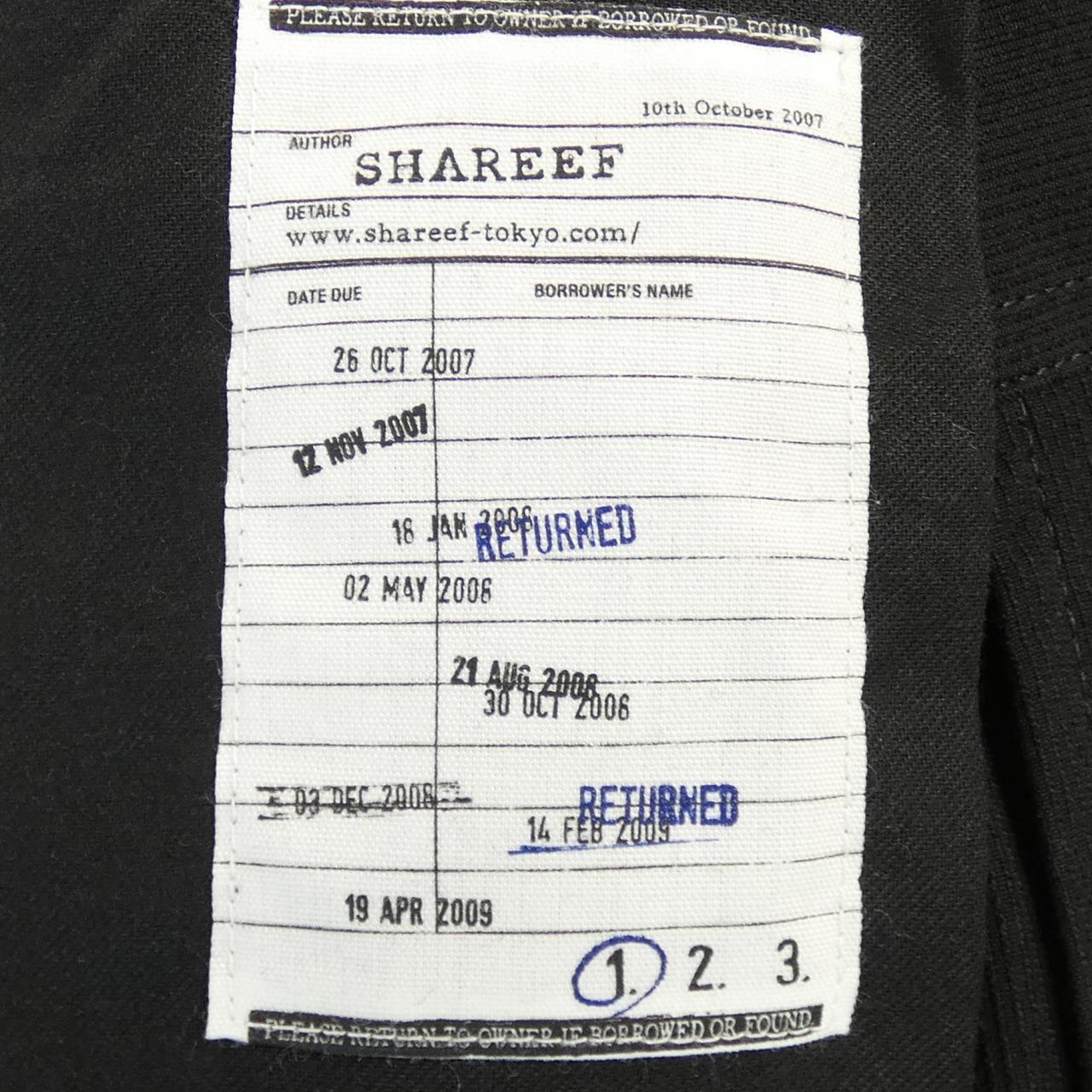 斜纹SHAREEF裤