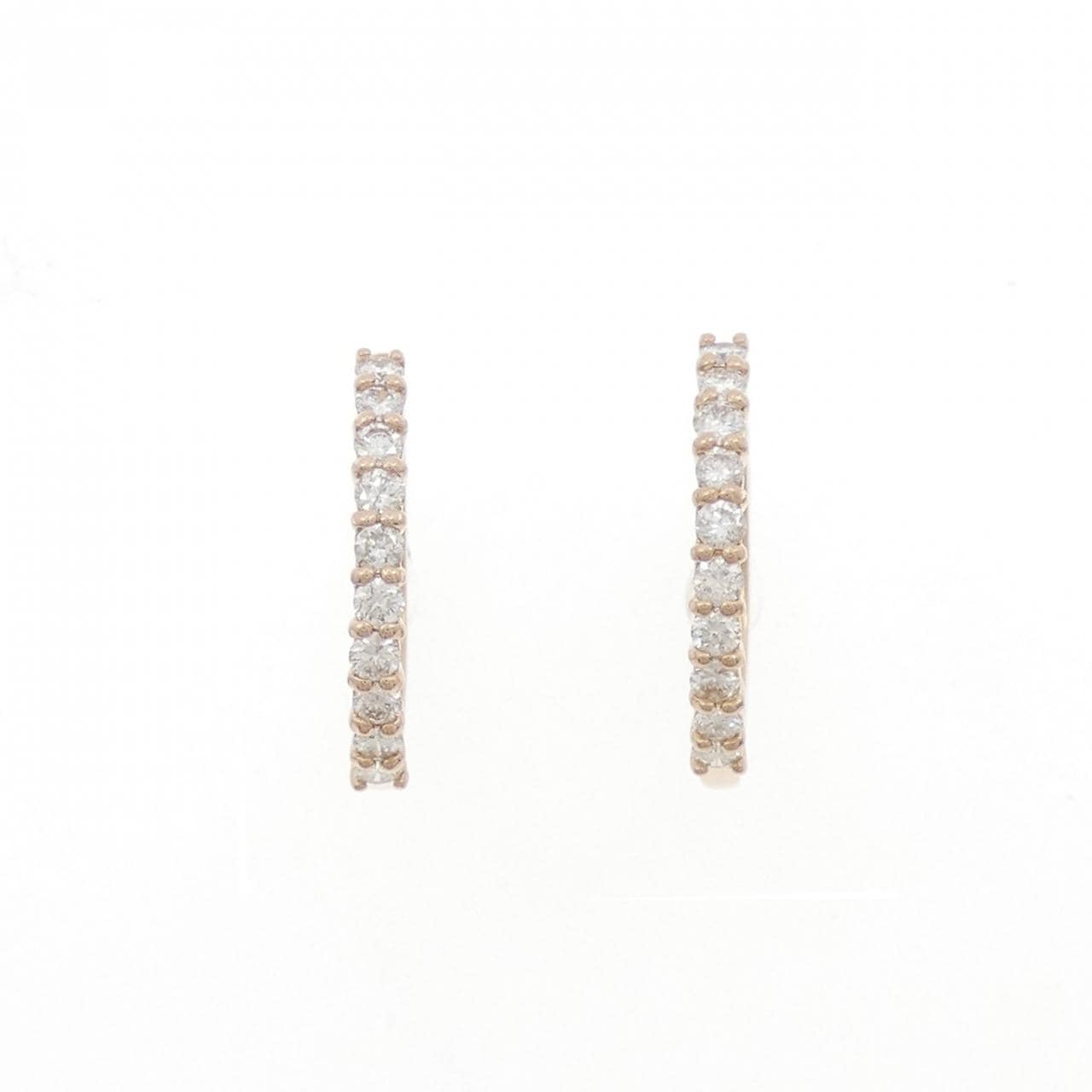 K18PG ダイヤモンド ピアス 0.51CT