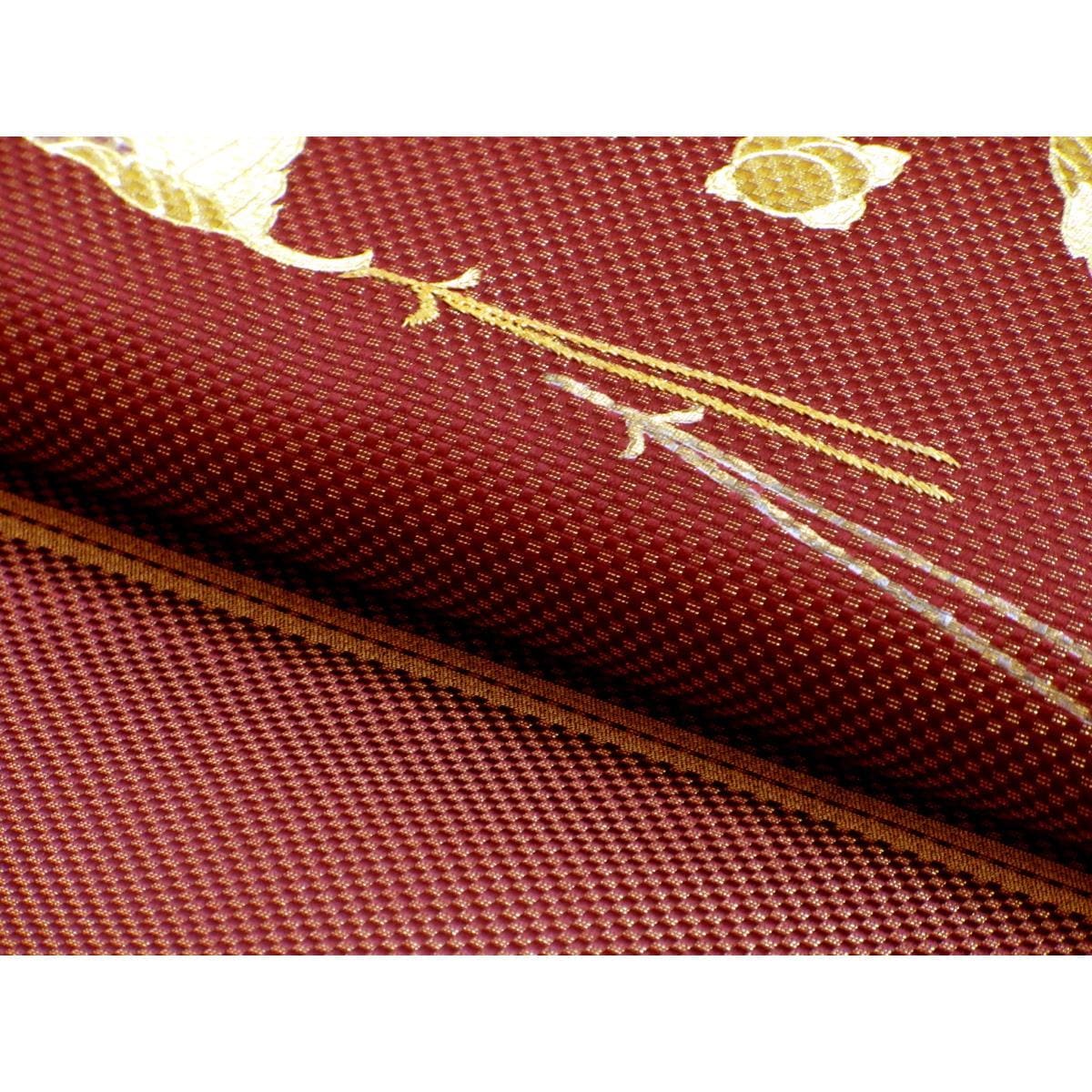 名古屋帯　金彩友禅