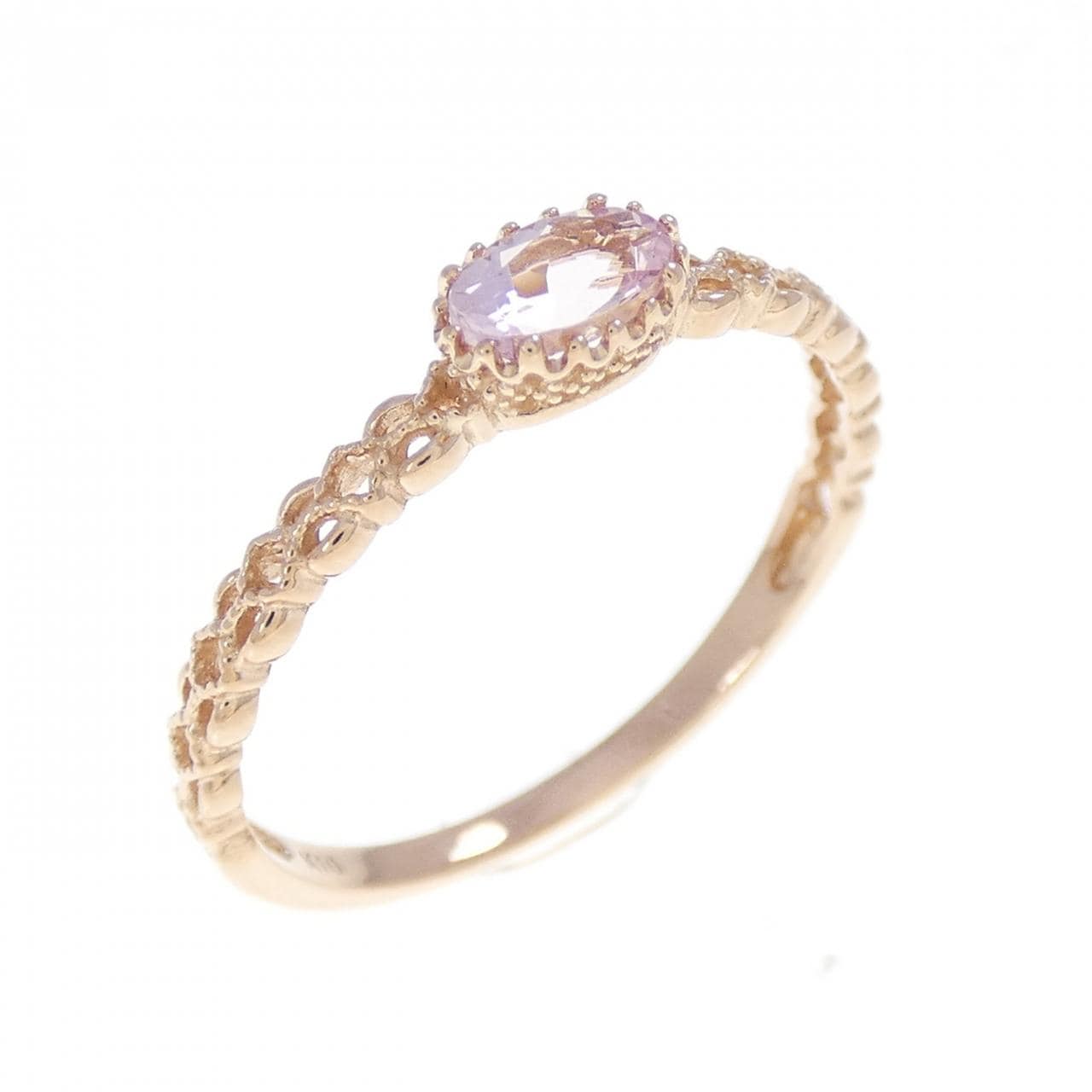 K10PG モルガナイト リング