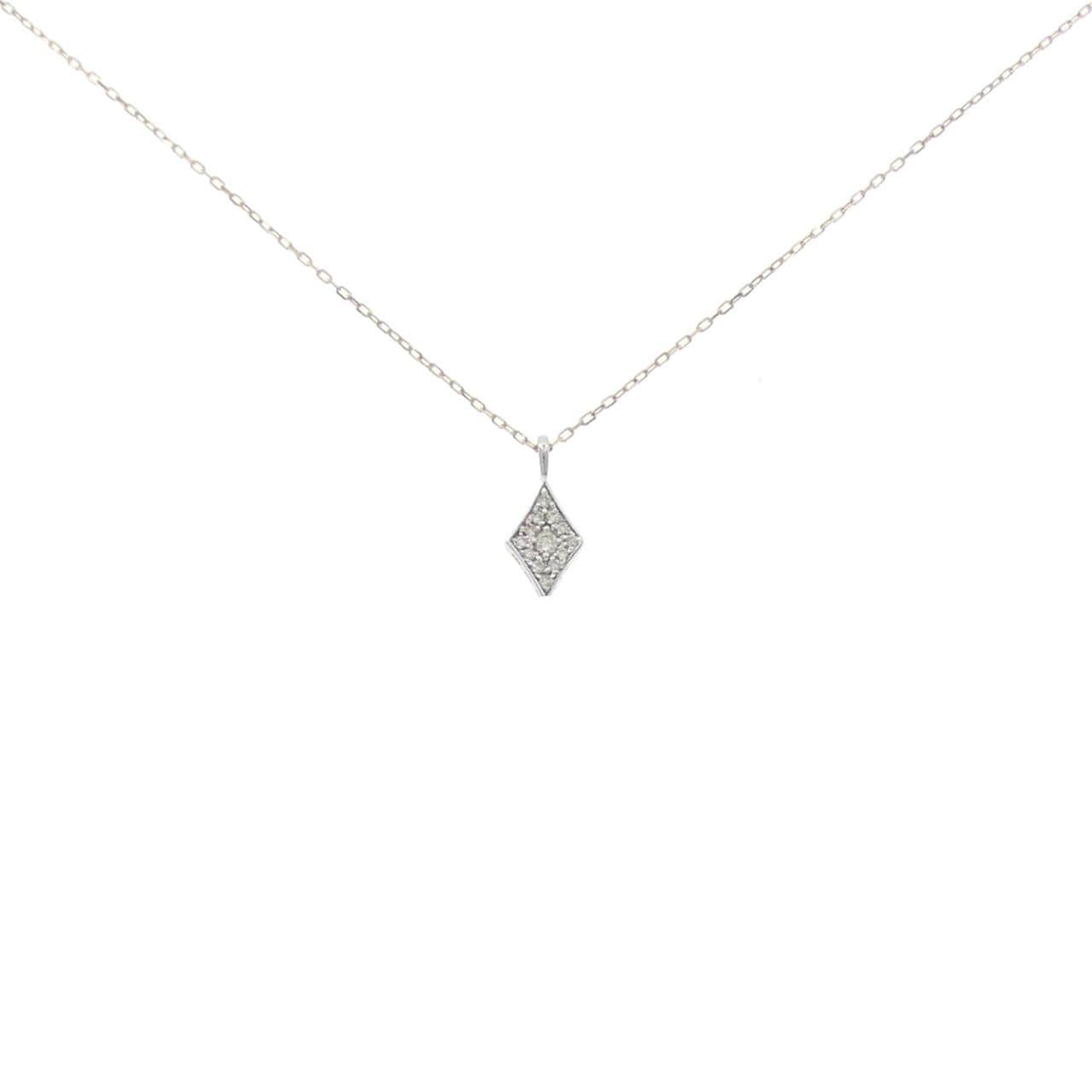 K10WG/K10YG ダイヤモンド ネックレス 0.08CT