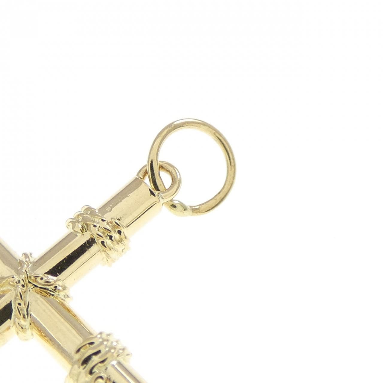 K18YG クロス ペンダント