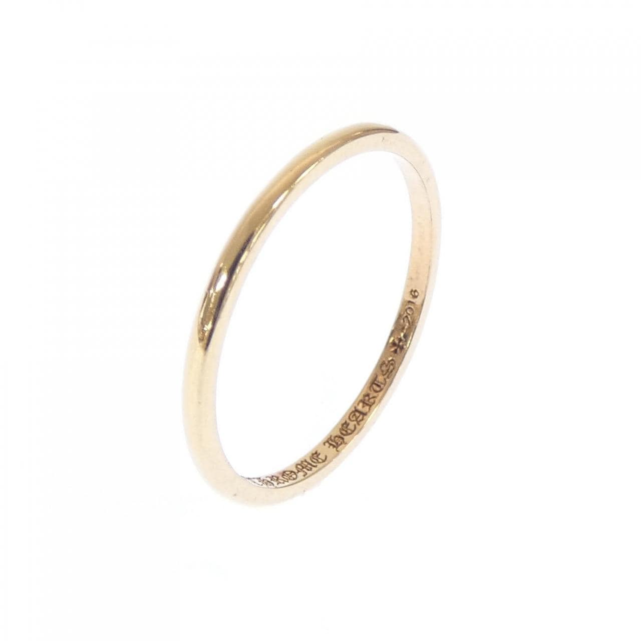 クロムハーツ CHROME HEARTS WDDNG BND RND BBLGM 207155015GLD RING