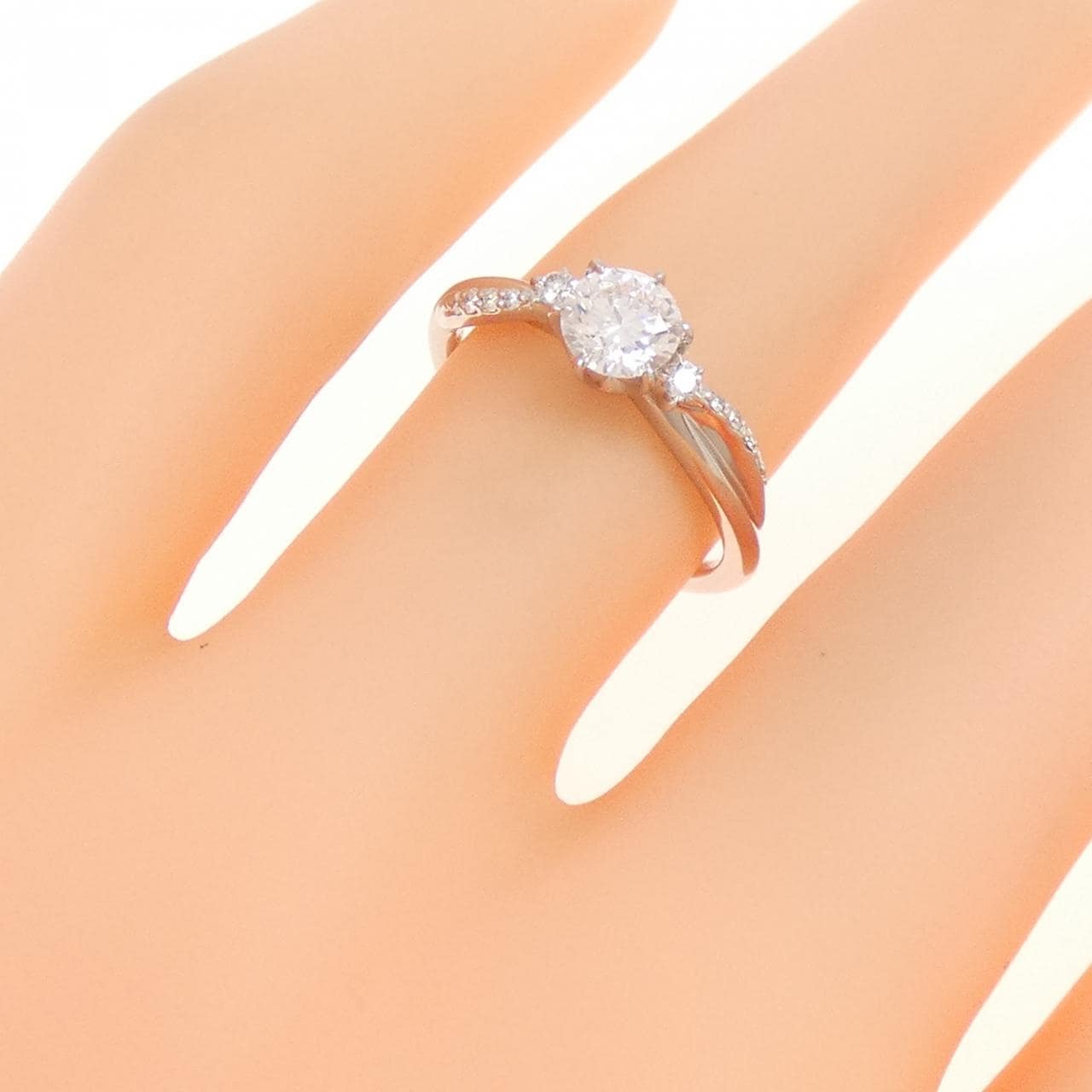スタージュエリー ダイヤモンド リング 0.405CT D VVS1 3EXT