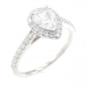 PT Diamond Ring 0.403CT D VS1 Fancy Cut