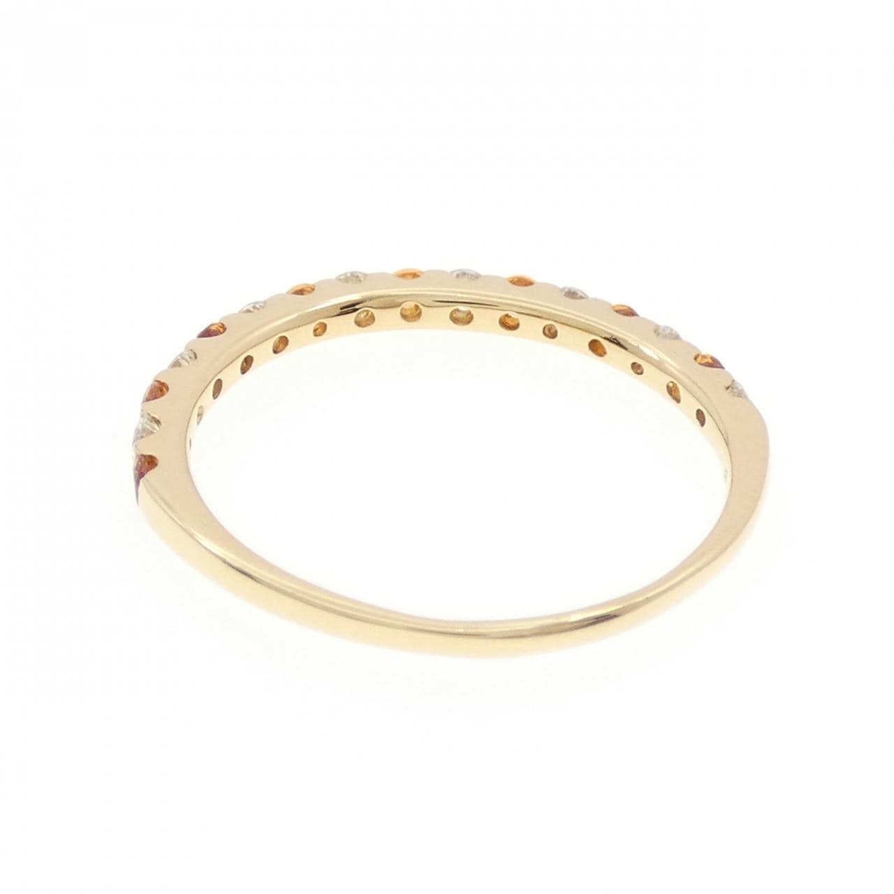 K18YG ガーネット リング 0.33CT