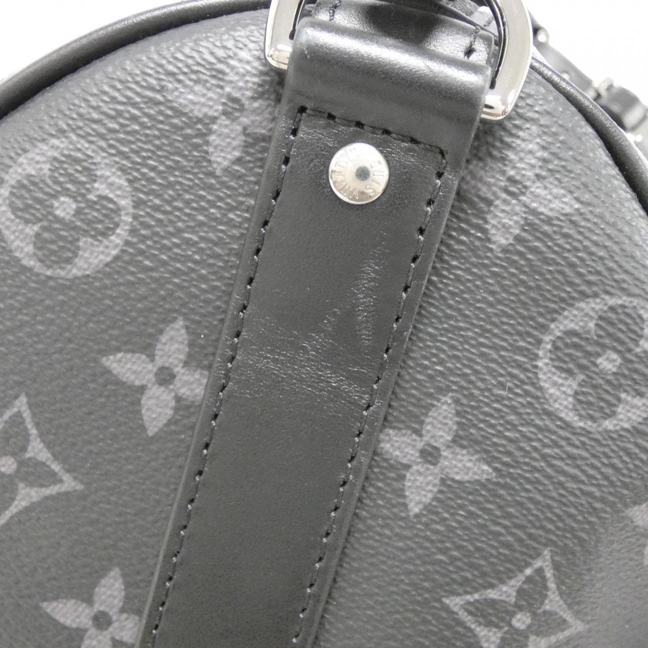 LOUIS VUITTON Monogram Eclipse Reverse Keepall Bandouliere 50 厘米 M45392 波士顿包