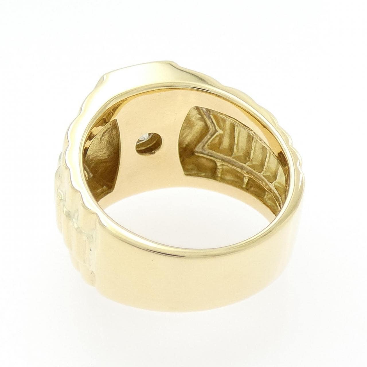 K18YG ダイヤモンド リング 0.45CT