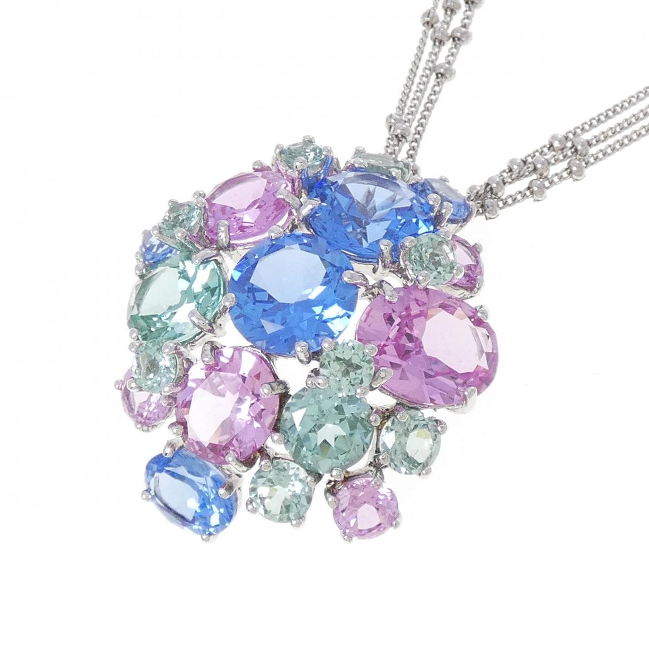 925SV キュービック ネックレス