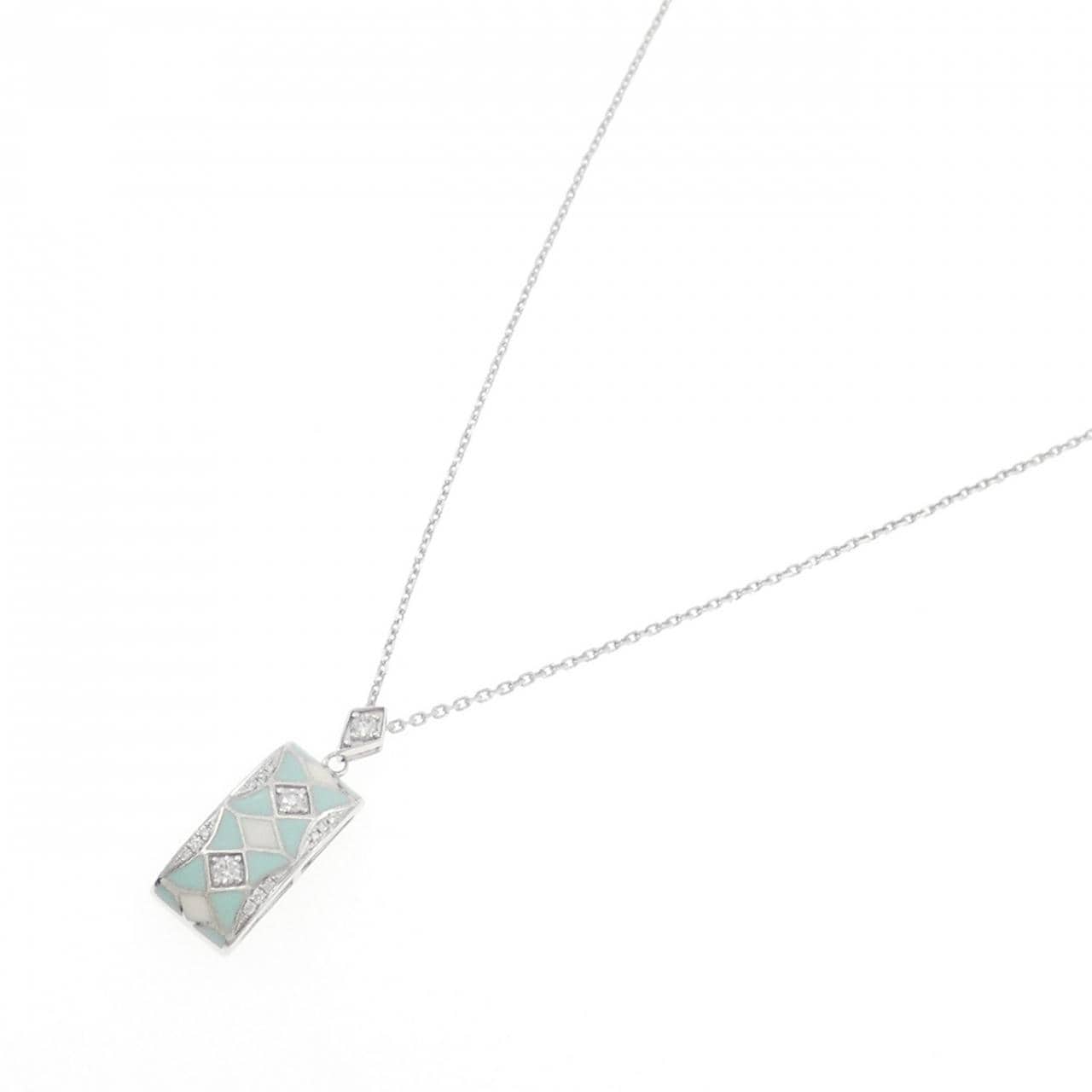 K18WG 樹脂 ネックレス