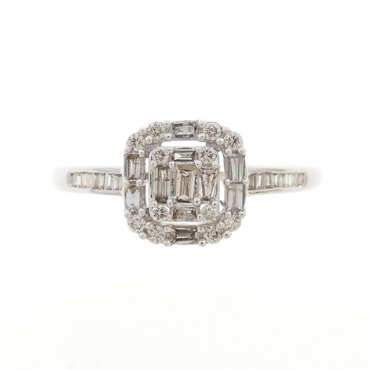 K18WG ダイヤモンド リング 0.30CT