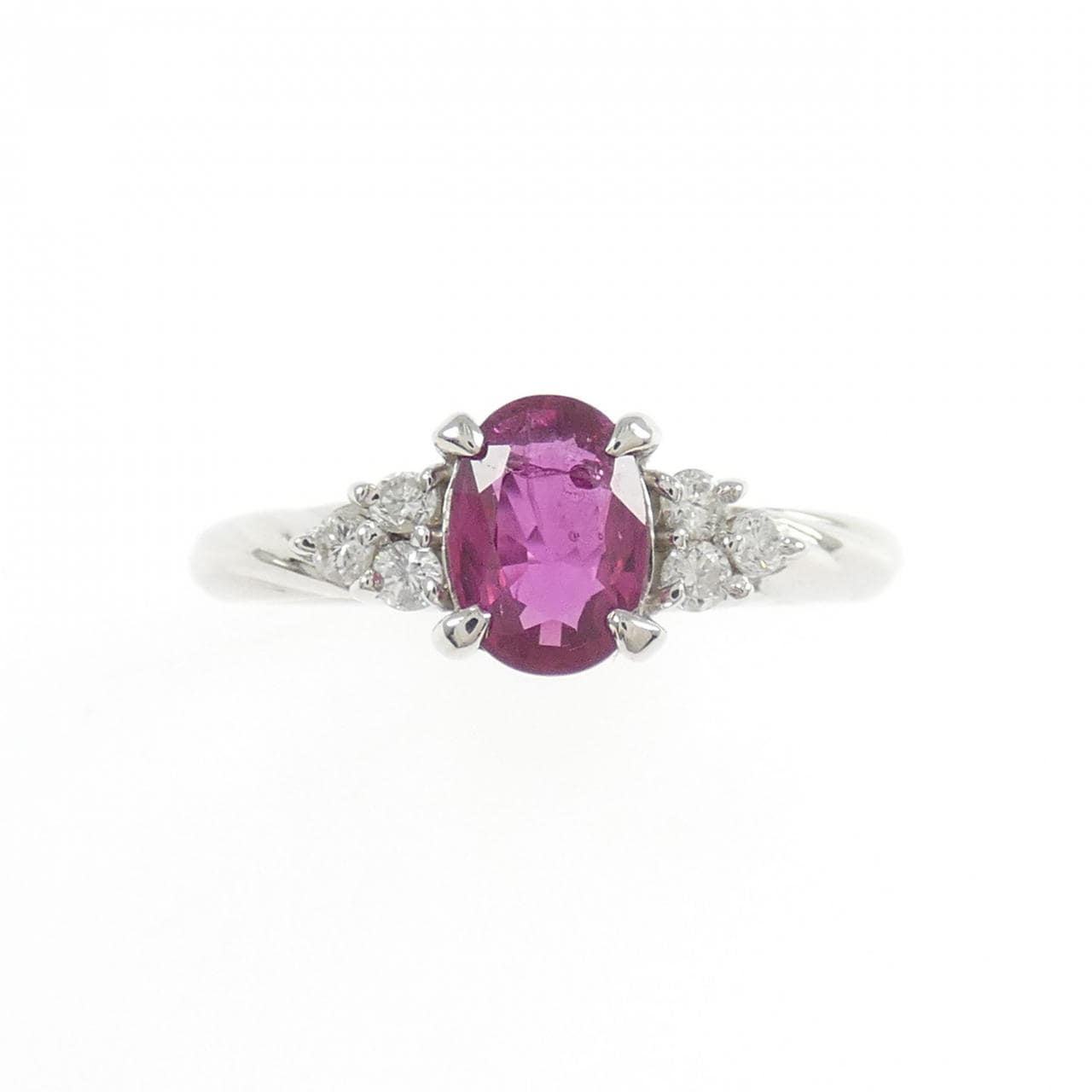PT900 ルビー リング 0.84CT
