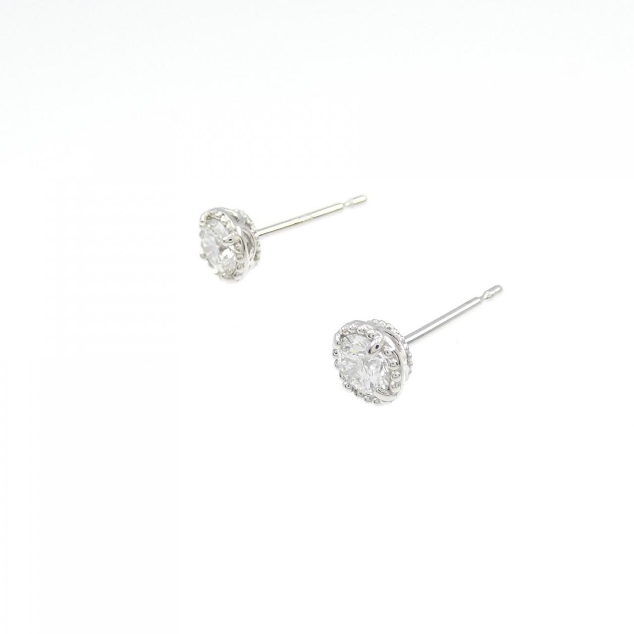 KOMEHYO|[REMAKE] PT/ST Diamond Earrings 0.231CT 0.238CT E SI1 EXT