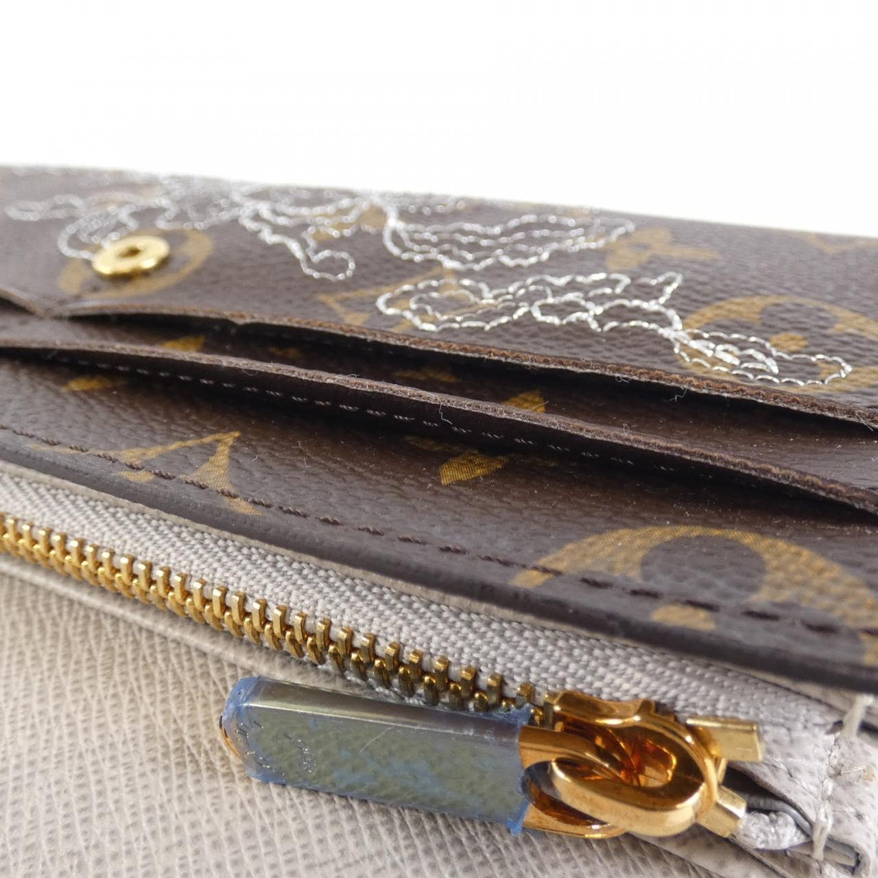 LOUIS VUITTON Monogram Dantielle Pochette Porte Monnaie Carte Credit M95390 Wallet