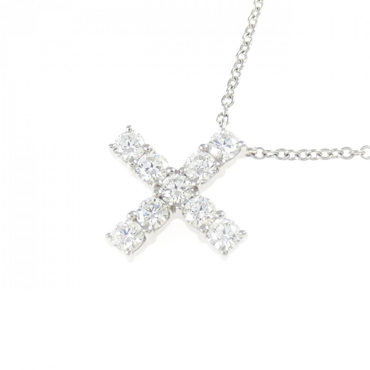 ハリーウィンストン ミニクロス ネックレス