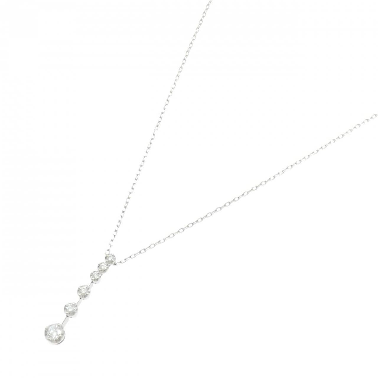 PT950/PT850 ダイヤモンド ネックレス 0.24CT